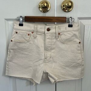 Madewell the perfect jean short size 26 nwt